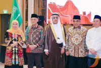 Gubernur Jawa Timur Khofifah Indar Parawansa menghadiri undangan buka puasa bersama yang diselenggarakan Kedutaan Besar Kerajaan Saudi Arabia  untuk Republik Indonesia, ASEAN, dan Timor Leste di Hotel St. Regis Jakarta. (Foto: Adpim For digitalJatim)