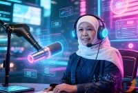 Peringatan Hari Radio Sedunia 2026, Khofifah Soroti Tantangan AI dalam Dunia Penyiaran. (Foto : Adpim For Digitaljatim.com)