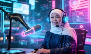Peringatan Hari Radio Sedunia 2026, Khofifah Soroti Tantangan AI dalam Dunia Penyiaran