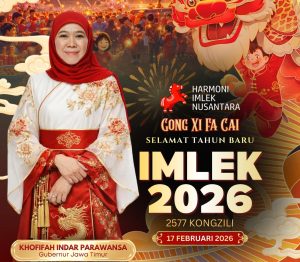Momen Imlek, Gubernur Khofifah Ajak Perkuat Toleransi dan Harmoni Jelang Ramadan