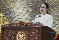 Ketua DPR RI, Puan Maharani, dalam pidato Rapat Paripurna DPR RI di Gedung Nusantara II DPR RI, Jakarta. (Foto: Istimewa)