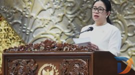 Ketua DPR RI, Puan Maharani, dalam pidato Rapat Paripurna DPR RI di Gedung Nusantara II DPR RI, Jakarta. (Foto: Istimewa)