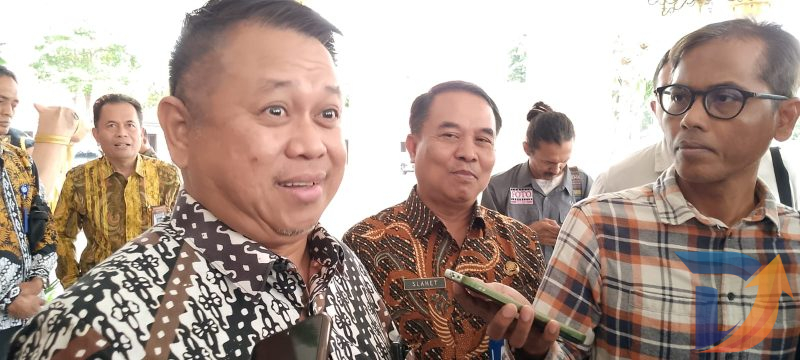 Kepala Dinas Perhubungan Jawa Timur Nyono di Gedung Grahadi Nasional Surabaya. (Foto: Syaiful/Digitaljatim)