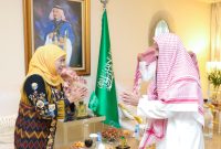 Gubernur Jawa Timur Khofifah Indar Parawansa menghadiri buka puasa dari Duta Besar Arab Saudi di Ambassador Residence Kawasan Menteng, Jakarta. (Foto: Adpim For DigitalJatim)