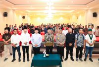 Wakil Gubernur Jawa Timur Emil Elestianto Dardak menghadiri peringatan Dies Natalis ke-79 sekaligus Reuni Kader Himpunan Mahasiswa Islam (HMI) yang digelar Badan Koordinasi (Badko) HMI Jawa Timur di Hotel Narita Surabaya. (Foto: Adpim For DigitalJatim)
