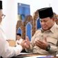 Presiden Prabowo melakukan pembayaran zakat melalui Baznas di Istana Negara Jakarta. (Foto: Istimewa)