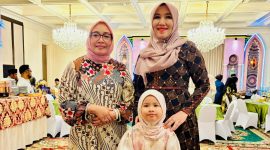 Menteri Pemberdayaan Perempuan dan Perlindungan Anak (PPPA), Arifatul Choiri Fauzi (kiri) bersama anggota DPD RI Lia Istifhama (kanan). (Foto: Istimewa)