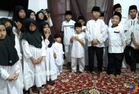 Perwakilan Food Hope Indonesia, Lorenzo Anson Poedijono digelar di Yayasan Panti Asuhan Amanah Insan. (Foto: Bagas/DigitalJatim)