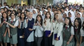 Menkomdigi Meutya Hafid dalam kegiatan Kelas Digital Sahabat Tunas: Tunggu Anak Siap di Garuda Spark Innovation Hub, Jakarta. (Foto : istimewa)