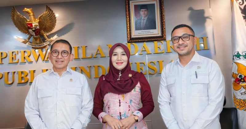 Anggota Komite III DPD RI Lia Istifhama bersama Menteri Kebudayaan RI Fadlizon. (Foto : Istimewa)