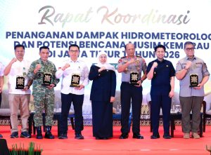 Pemprov Jatim Gelar Rapat Koordinasi Antisipasi Kemarau Panjang 2026, Gubernur Khofifah Ajak Semua Pihak Siaga