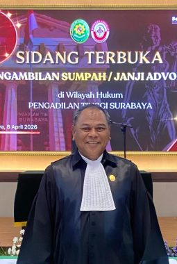 Usai Disumpah, Rahmad Muhajirin Fokus Layani Bantuan Hukum Gratis bagi Masyarakat Sidoarjo