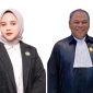 Advokat Muda dan Wakil Ketua PC Tidar Sidoarjo Vitriana Krisna Maharani (kiri) dan Advokat sekaligus Ketua Dewan Pembina Partai Gerindra Sidoarjo Rahmat Muhajirin (kanan). 