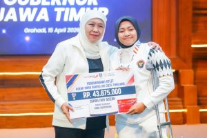 Gubernur Khofifah Apresiasi Atlet Disabilitas Jatim, Bonus Rp1,845 Miliar Usai Ukir 35 Medali