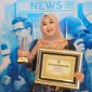Anggota DPD RI asal Jawa Timur Lia Istifhama sabet dua penghargaan dari PWI Jawa Timur. (Foto: Istimewa)