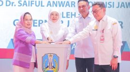 Gubernur Jawa Timur Khofifah Indar Parawansa meresmikan Grand Paviliun Rumah Sakit Umum Daerah (RSUD) Dr. Saiful Anwar (RSSA) Provinsi Jawa Timur di Kota Malang. (Foto: Adpim For DigitalJatim)