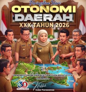 Peringatan Hari Otonomi Daerah ke-XXX, Gubernur Khofifah Dorong Kolaborasi Pusat-Daerah Wujudkan Asta Cita