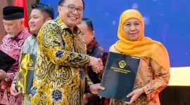 Gubernur Jawa Timur Khofifah Indar Parawansa menghadiri entry meeting pemeriksaan Laporan Keuangan Pemerintah Daerah (LKPD) Tahun 2025 di lingkungan Direktorat Jenderal Pemeriksaan Keuangan Negara V, BPK RI Jakarta. (Foto: Adpim For Digitaljatim)