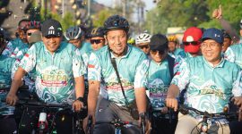 Gowes Bangkalan-Jombang, GP Ansor Rayakan Harlah ke-92 Sambil Telusuri Jejak Ulama.