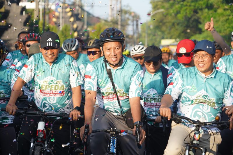 Gowes Bangkalan-Jombang, GP Ansor Rayakan Harlah ke-92 Sambil Telusuri Jejak Ulama.
