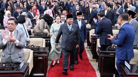 Presiden Prabowo menghadiri Rapat Paripurna DPR RI di Gedung Nusantara MPR/DPR/DPD RI, Jakarta. (BPMI Setpres).