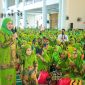 Ketua Umum Dewan Pembina PP Muslimat NU sekaligus Gubernur Jawa Timur Khofifah Indar Parawansa saat menghadiri Harlah ke-80 Muslimat NU di Masjid Nasional Al Akbar Surabaya. (Foto: Adpim For DigitalJatim)