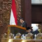 juru bicara Fraksi PKS, Raden Harisandi Savari dalam Rapat Paripurna DPRD Jatim. (Foto: Istimewa)