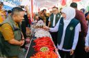 Gubernur Jawa Timur Khofifah Indar Parawansa kembali gelar Pasar Murah ke-76 tahun 2026 di Kawasan Wisata Kuliner (Wiskul) Gladak Serang, Kota Probolinggo. (Foto: Adpim For DigitalJatim)