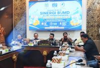 Pokja Wartawan Indrapura menggelar Diskusi Publik bersama Bank Jatim, Bank UMKM Jawa Timur, dan Jamkrida Jatim di DPRD Jawa Timur. (Foto: Istimewa)