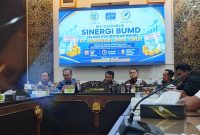 Diskusi Publik sinergi BUMD bersama Bank Jatim, Bank UMKM Jawa Timur, dan Jamkrida Jatim di DPRD Jatim (foto: Istimewa)