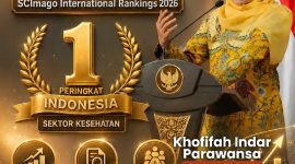 Gubernur Khofifah Bangga RSUD Dr. Soetomo Jadi Rumah Sakit Terbaik Nasional Versi SCImago 2026. (Foto: Adpim For DigitalJatim)
