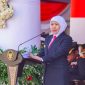 Gubernur Jawa Timur Khofifah Indar Parawansa menjadi Inspektur Upacara Peringatan Hari Lahir Pancasila Tahun 2026 yang digelar di Gedung Negara Grahadi Surabaya. (Foto : Adpim For DigitalJatim)