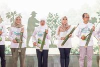 Anggota DPD RI, Ning Lia, turut menghadiri dan menyemarakkan Jambore Perhutanan Sosial Jawa Timur 2026 yang digelar di Alun-Alun Reksogati Madiun. (Foto: Istimewa)