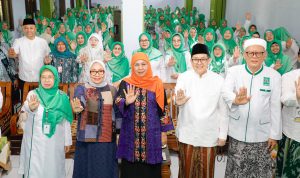 Gubernur Khofifah dan Menteri PPPA Hadiri Rakernas Lajnah Wathanah JATMAN, Perempuan Tarekat Jadi Garda Ketahanan Keluarga