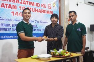 LensaJatim.id Rayakan Hari Jadi ke-6, Santuni Anak Yatim dan Gelar Doa Bersama