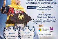Manfaatkan AI untuk Pemerintahan, Pemprov Jatim Borong Dua Penghargaan Garuda AI Impact Summit. (Foto: Adpim for DigitalJatim)