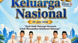 Harganas 2026, Gubernur Khofifah Kampanyekan Kehadiran Ayah dalam Pengasuhan. (Foto: Adpim For DigitalJatim)