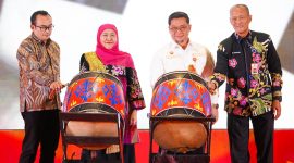 Gubernur Jawa Timur Khofifah Indar Parawansa memimpin langsung Misi Dagang dan Investasi Provinsi Jawa Timur dengan Provinsi Riau yang digelar di Ballroom Hotel Novotel Pekanbaru. (Dok. Adpim For DigitalJatim)
