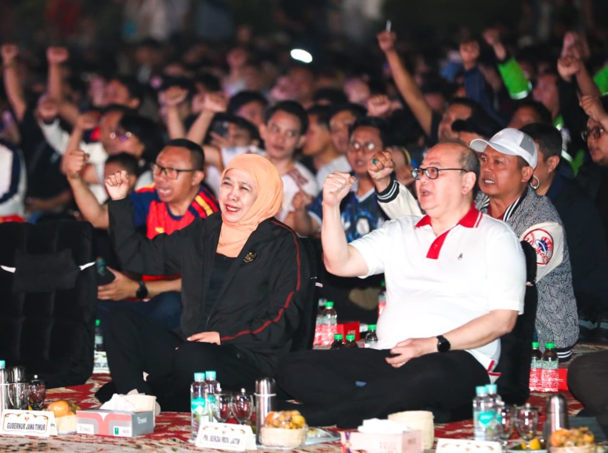 Gubernur Khofifah Ajak Ribuan Masyarakat Nobar Final Piala Dunia di Grahadi, Sportivitas Jadi Pesan Utama