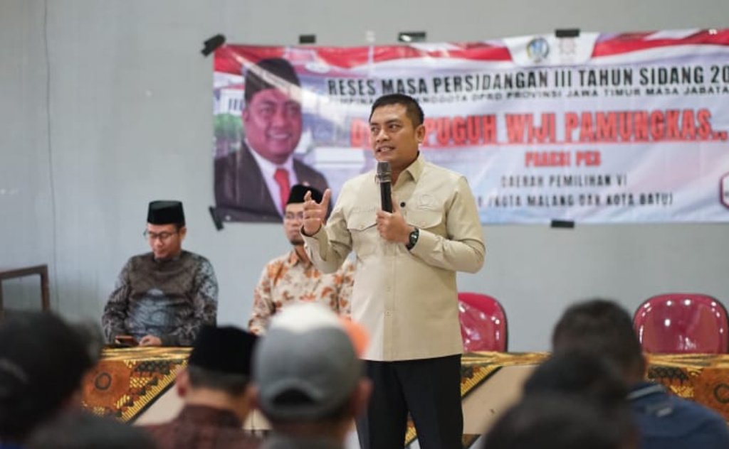 Anggota DPRD Jawa Timur dari Daerah Pemilihan (Dapil) Malang Raya, Puguh Wiji Pamungkas melakukan reses masa sidang III di Kecamatan Klojen dan Blimbing, Kota Malang. (Dok. Istimewa)
