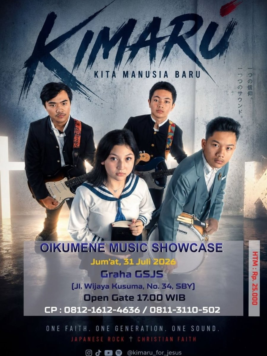 Oikumene Music Concert Digelar di Surabaya, Wadah Talenta Muda Berkarya Lewat Musik