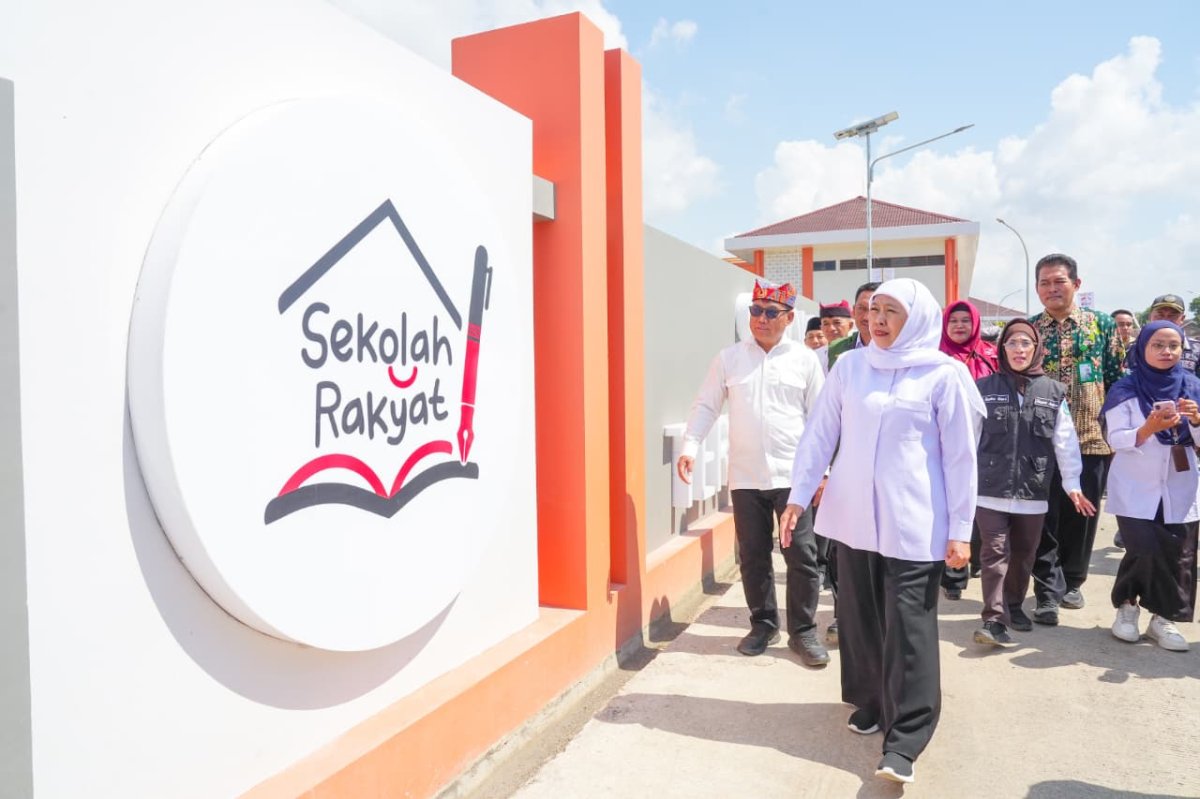Gubernur Khofifah Terkesan Progres Sekolah Rakyat Banyuwangi, Bukti Negara Hadir Putus Kemiskinan