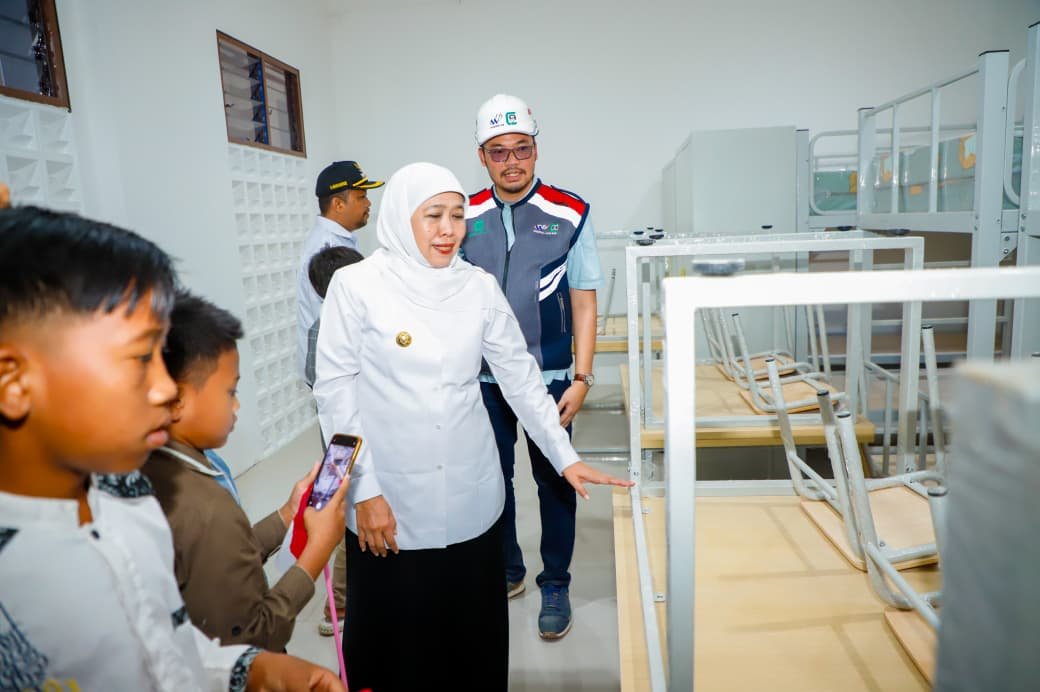 Gubernur Khofifah Tinjau Sekolah Rakyat Terintegrasi Sampang, Fasilitas Asrama hingga Masjid Sudah Memadai