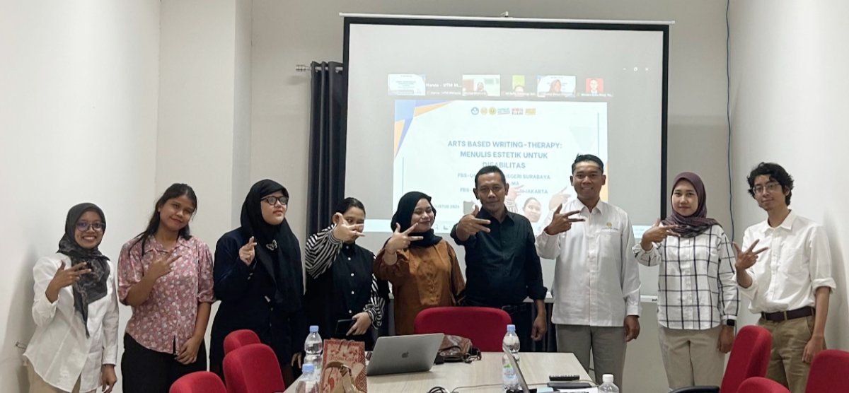 FBS Unesa Dampingi Penyandang Disabilitas Lewat Arts Based Writing-Therapy, Dukung SDGs 4 dan 5