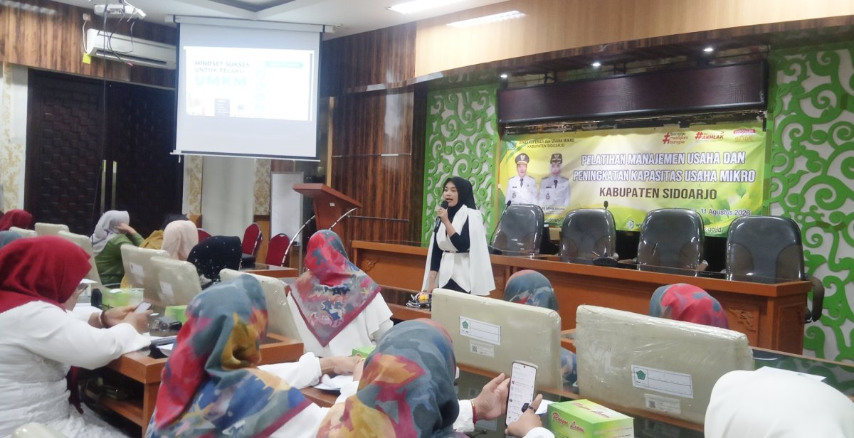 UMKM Sidoarjo Didorong Naik Kelas, Dinas Koperasi & Usaha Mikro Bekali Manajemen Usaha hingga Pengadaan Barang & Jasa