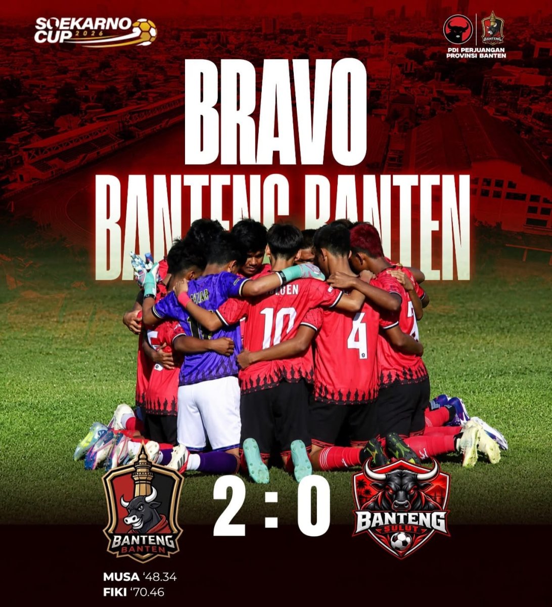 Banteng Banten Raih Kemenangan Perdana, Banteng Sulut Dibungkam 2-0