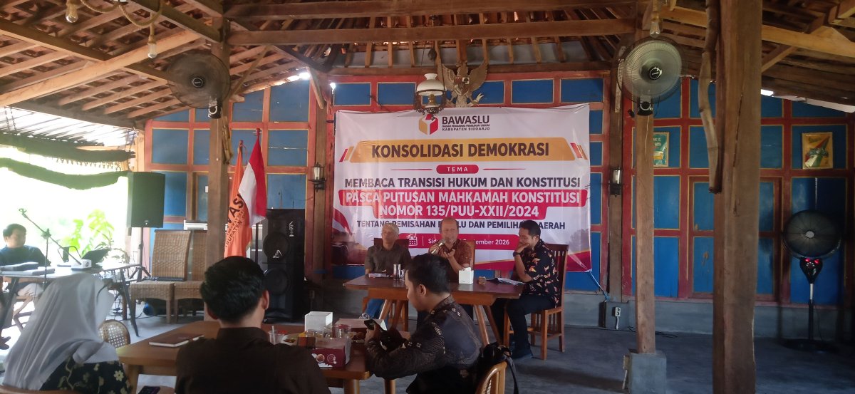 Bawaslu Sidoarjo Bahas Pemilu Terpisah Pasca Putusan MK, Masa Jabatan DPRD Jadi Sorotan