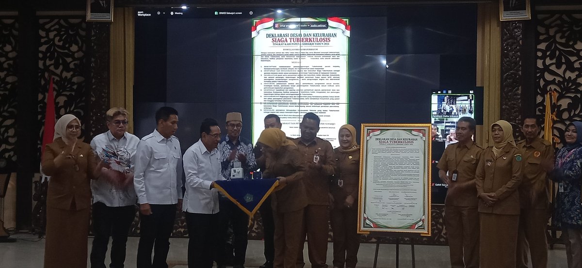 Wamenkes-Wamendagri Hadiri Deklarasi Siaga TB, Pemkab Sidoarjo Dapat Bantuan Bangun 15 Puskesmas