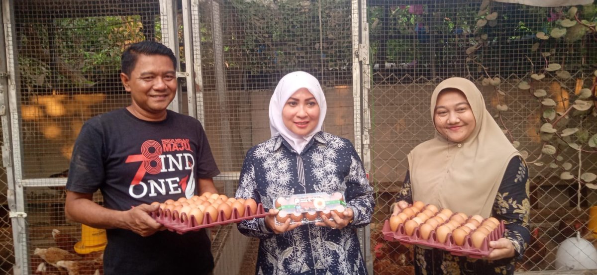 Berawal dari Bantuan Pokir, Vike Dorong Telur Omega 3 Sukodono Tembus Pasar Retail