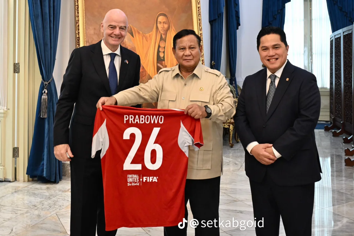 Temui Presiden Prabowo, Presiden FIFA Apresiasi Sukses Indonesia Gelar FIFA ASEAN Cup 2026